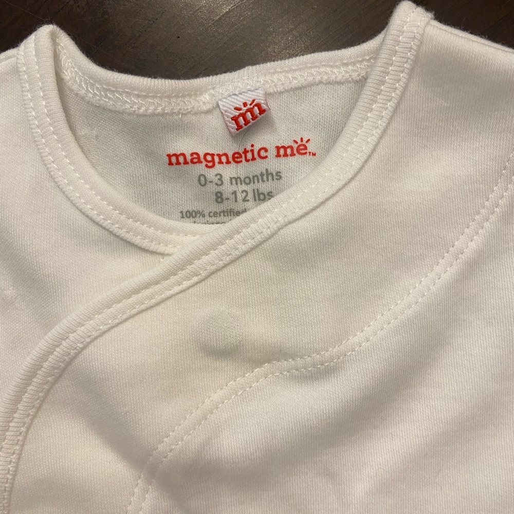Magnetic Me White Top with Multi-Color Printed Pants - Picture 4 of 5